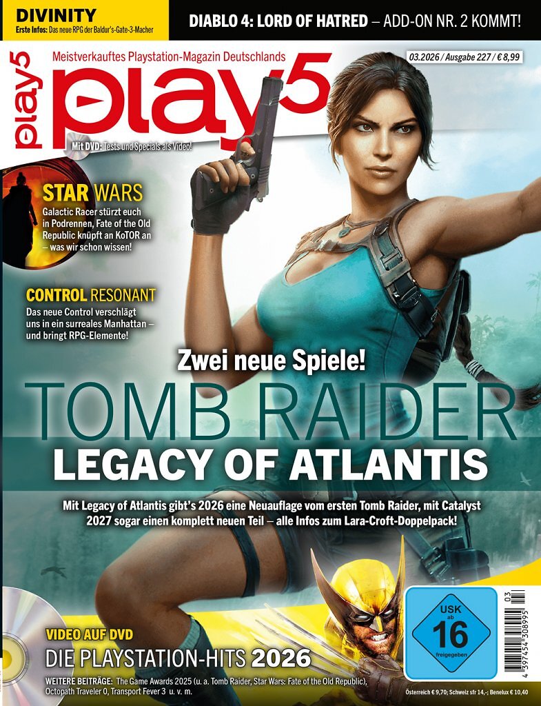 [30/01/2026] Das Cover der play5 03/26