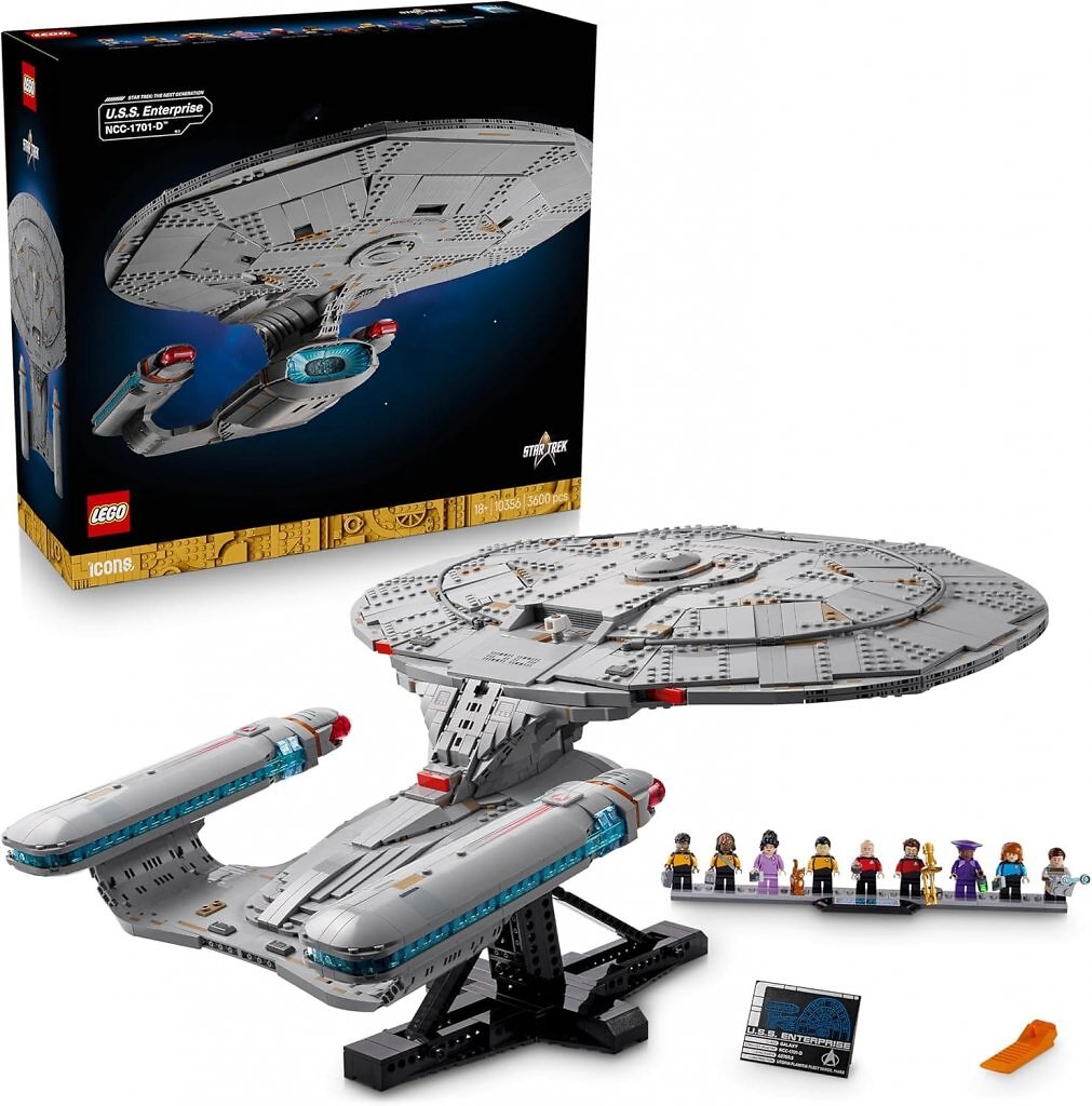[17/02/2026] Zum 59. Star-Trek-Tag ließ LEGO erstmals die Enterprise fliegen.