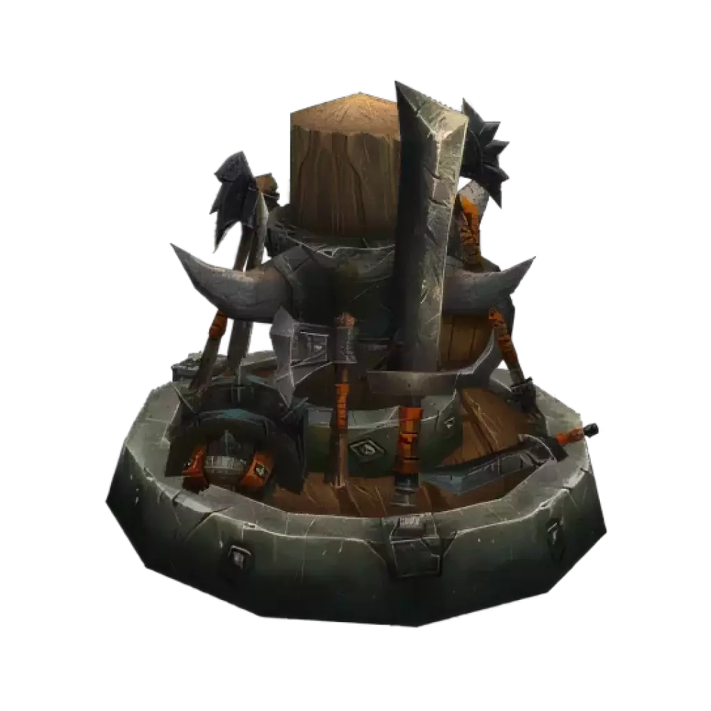 [11/02/2026] WoW Housing: Schmiedekunst -&nbsp; Waffenständer des Schwarzfelsklans