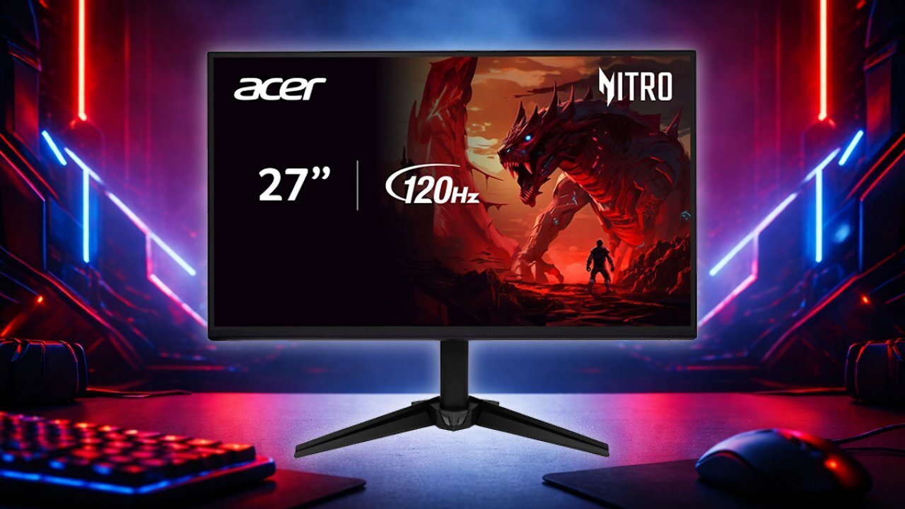 [06/02/2026] Acer Nitro QG271 G 27,0 Zoll Full-HD Gaming Monitor 1 ms Reaktionszeit 120 Hz MediaMarkt, Saturn, Angebot