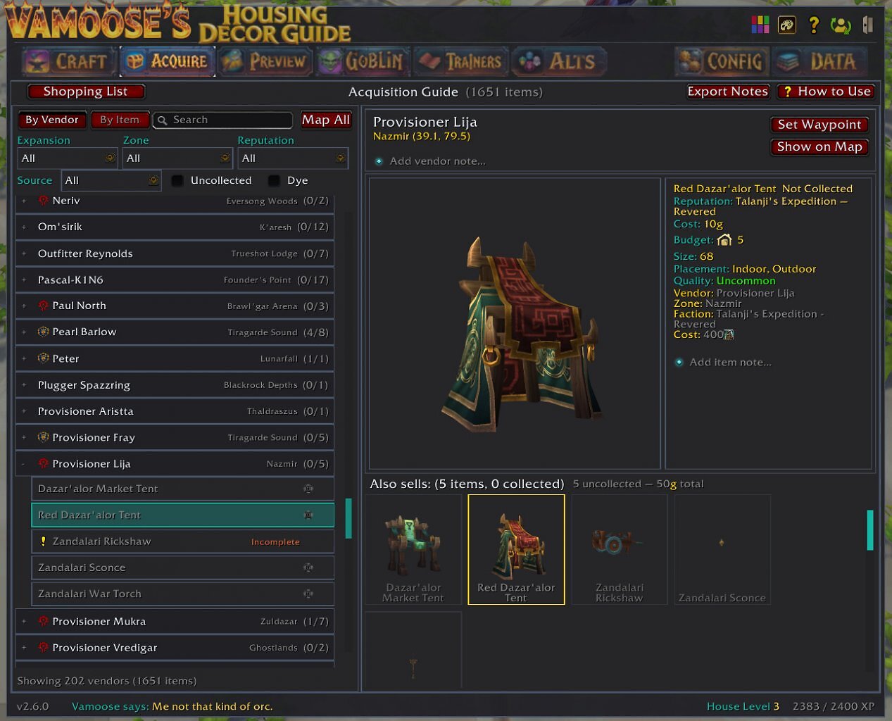[17/02/2026] WoW Housing: Dieses Addon hilft beim Tracken, Craften und Verkaufen von Deko (1)