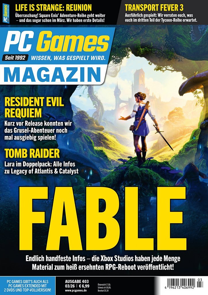 [24/02/2026] Das Cover der PC Games 03/26 Magazin