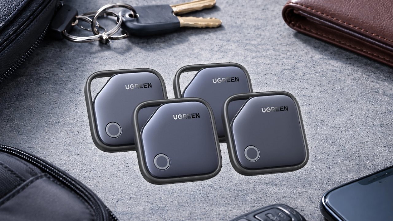 [12/02/2026] UGREEN FineTrack 4er Pack kompatibel mit Apple Find My (nur iOS), Bluetooth Tracker für Gepäck, Schlüsselfinder, Finder für Schlüssel, Koffer, Reisepässe Smarttag mit Austauschbarer Batterie Amazon Angebot