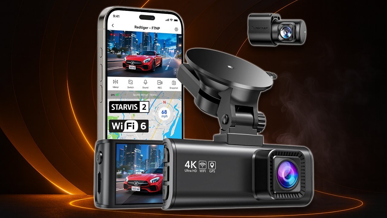 [11/02/2026] Amazon verramscht 4K-Dashcam: Redtiger F7NP mit 37 % Rabatt und Bestseller Nr.1 in den Charts