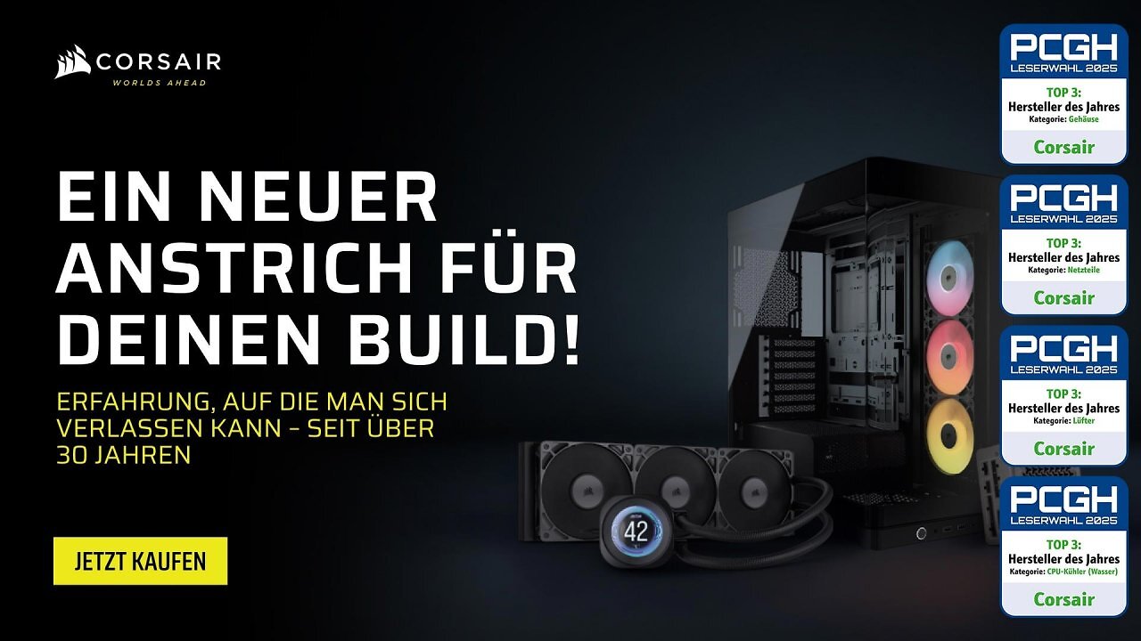 [11/03/2026] Bock auf einen frischen Look & mehr Power? Jetzt Build mit Corsair-Komponenten upgraden!