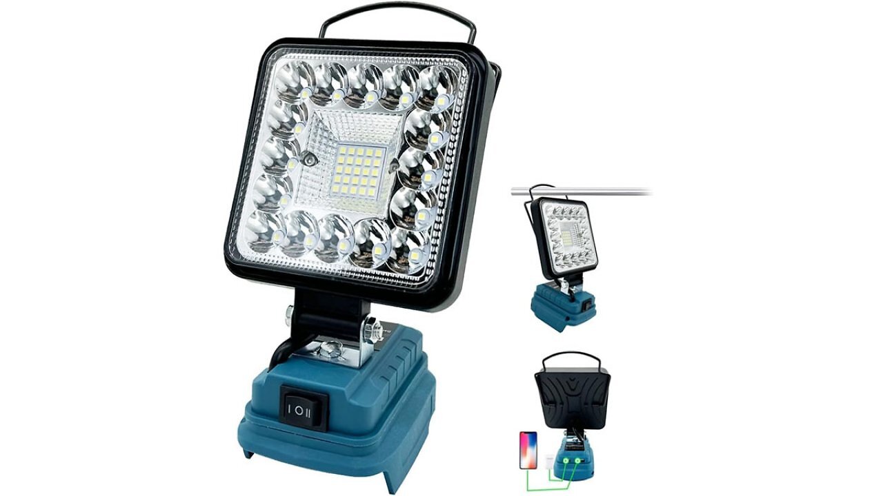 Amazon-Hit: Akku-Lampe für Makita 18V - LED-Arbeitsleuchte gerade nur 16,99€
