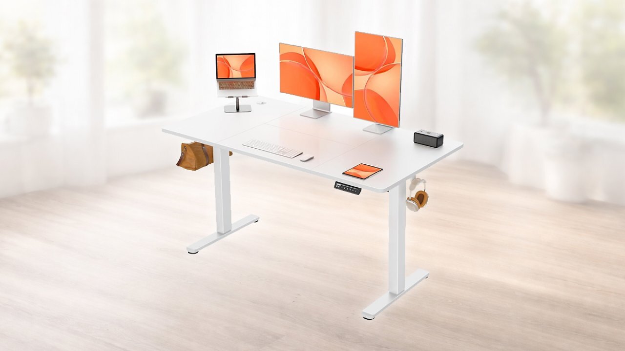 [04/03/2026] ErGear Elektrisch Höhenverstellbarer Schreibtisch 140x70 cm, Schreibtisch Höhenverstellbar mit 4 Memory-Funktion, Gaming Tisch mit Vierteilige Tischplatte Amazon Angebot