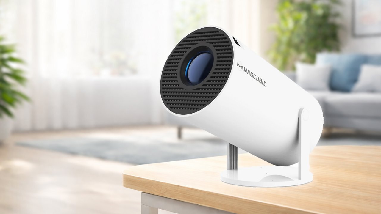 [11/03/2026] Magcubic Mini Beamer 4K Unterstützt, Smart Projector 5G WiFi 6 BT 5.4, Mini Projektor Full HD 1080P Unterstützt 200ANSI 8000L Auto Horizontal Trapezoid Correction (weiß) Amazon Angebot