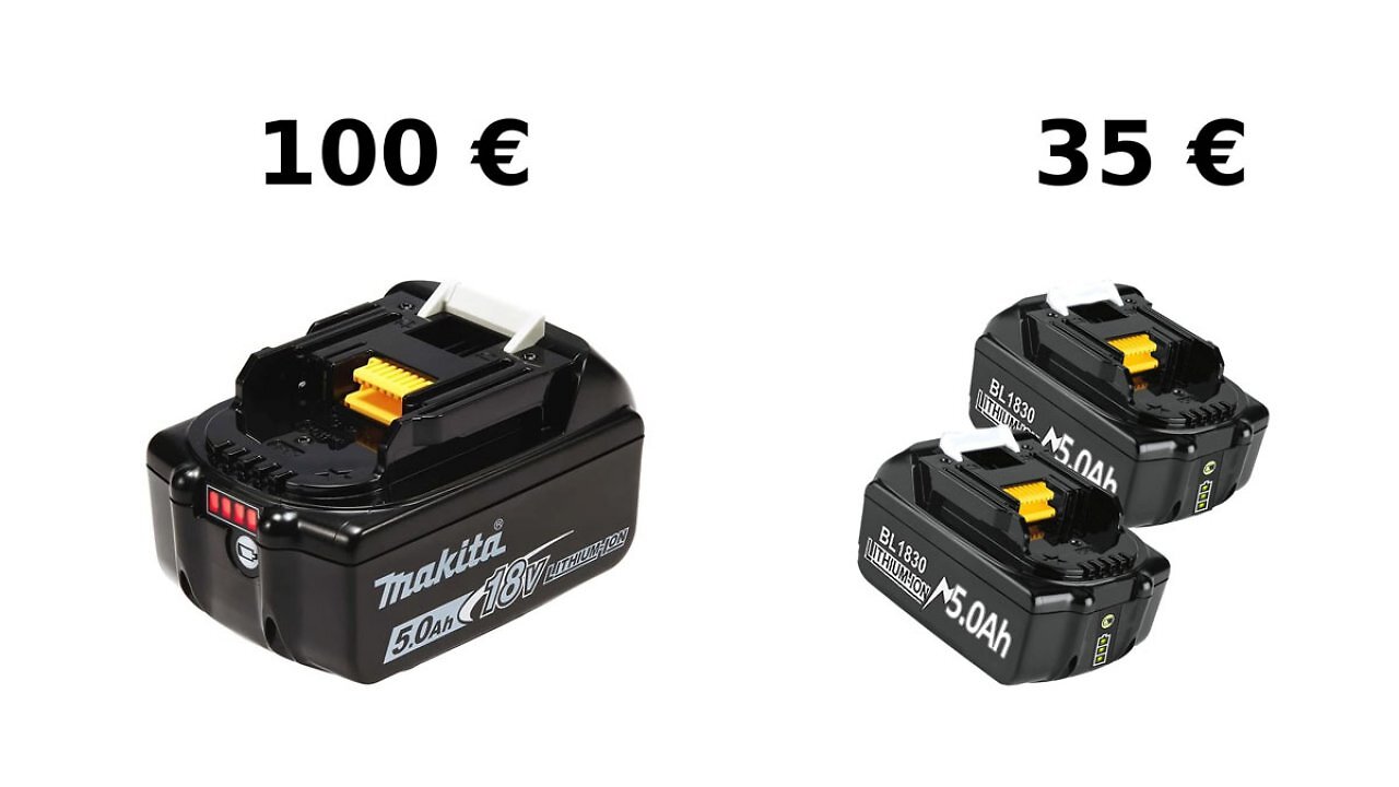 [06/03/2026] Makita 18V: Original-Akku oder günstiger Nachbau? Die ehrliche Antwort
