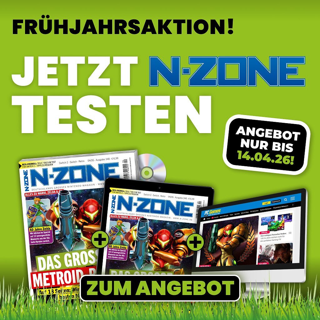 [12/03/2026] N-ZONE Frühlingsaktion: 3 Ausgaben im Abo zum absoluten Sparpreis - alles zu Mario, Zelda und Co. (2)