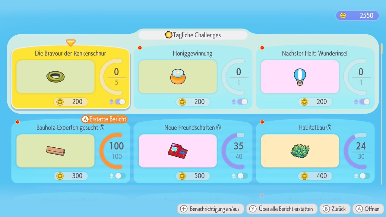 [02/03/2026] Über die PokéLife-Challenges könnt ihr euch Münzen verdienen und mit diesen neue Gegenstände und Anleitungen kaufen.