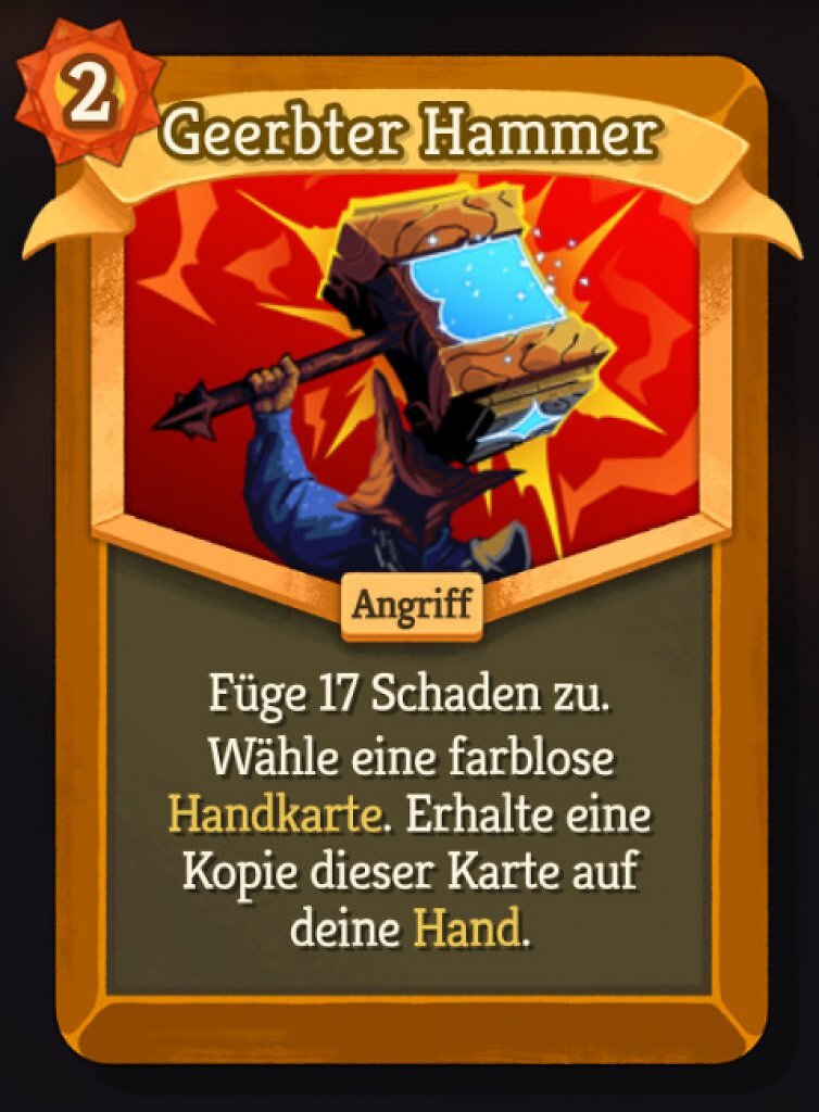 [17/03/2026] Geerbter Hammer