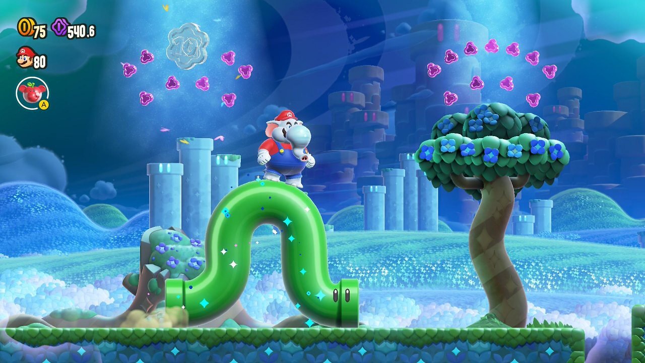 [24/03/2026] Die Wunderblume macht jedes Level in Super Mario Bros Wonder einzigartig und herrlich kreativ.