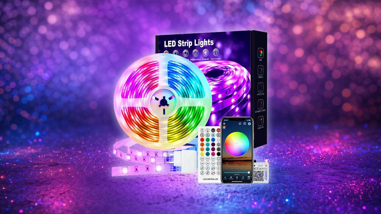 [25/03/2026] VKH LED Strip 5m, LED Streifen 5m Selbstklebend Bluetooth RGB LED Band mit Fernbedienung und APP, LED Lichterkette LED Beleuchtung Leds für Zimmer Gaming Party [Energieklasse A] Amazon Angebot