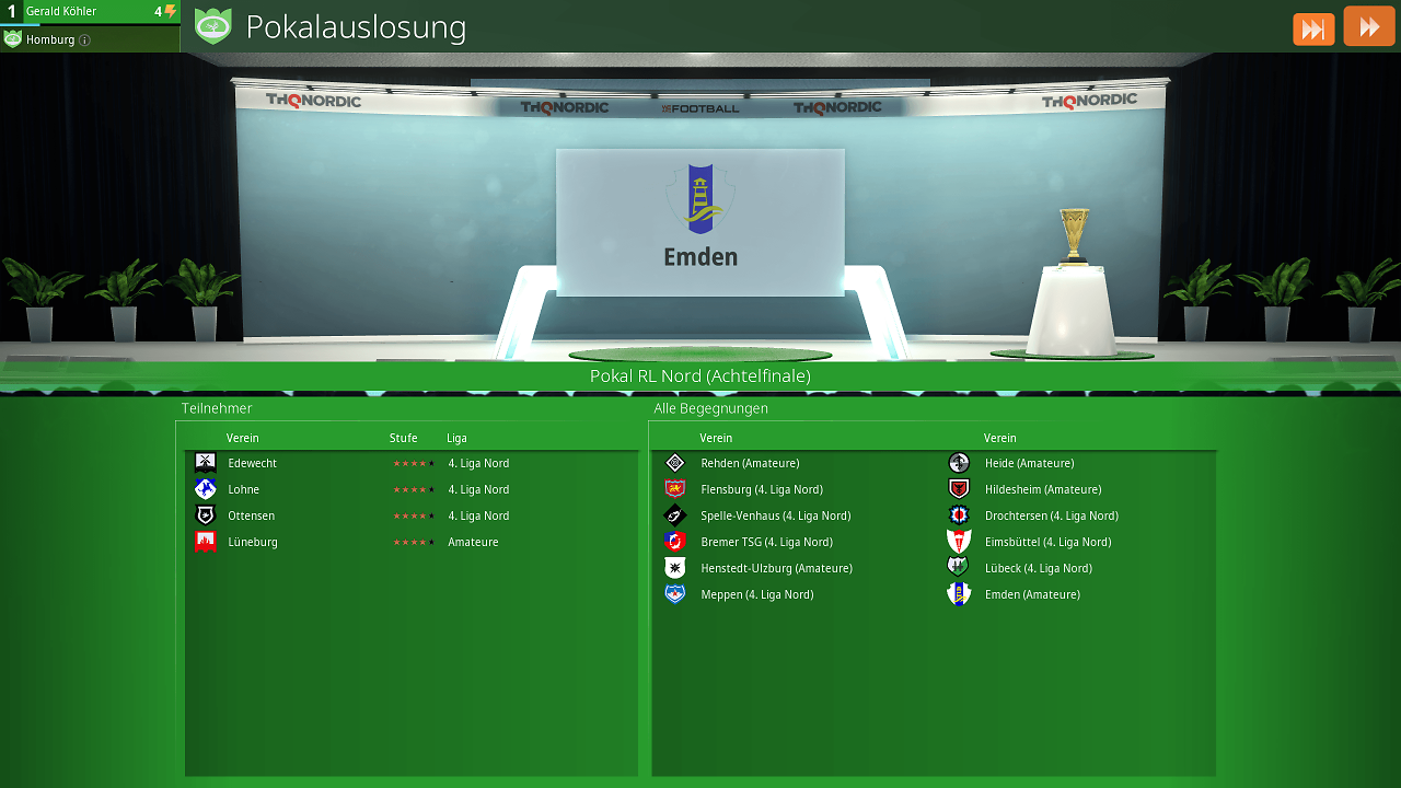 [25/03/2026] Auslosung des Lokalpokals in We Are Football 2027.