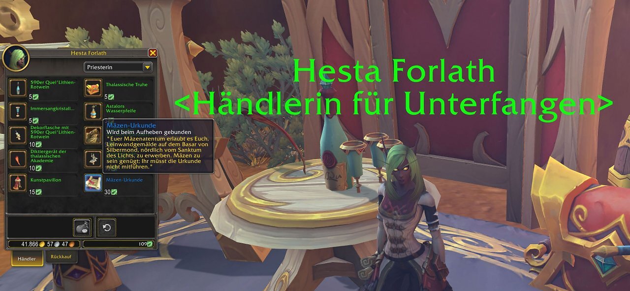 [16/03/2026] WoW Tipp: Mäzen-Urkunde für Housing-Gemälde - so gelangt ihr an neue Deko-Items (2)
