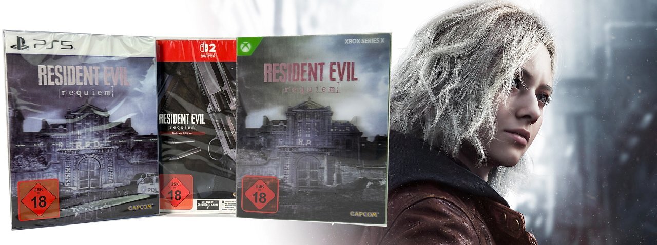 [17/03/2026] Resident Evil Requiem Gewinnspiel - Staubt eines von je 2 Spielen für PS5, Xbox Series X oder Nintendo Switch 2 ab.