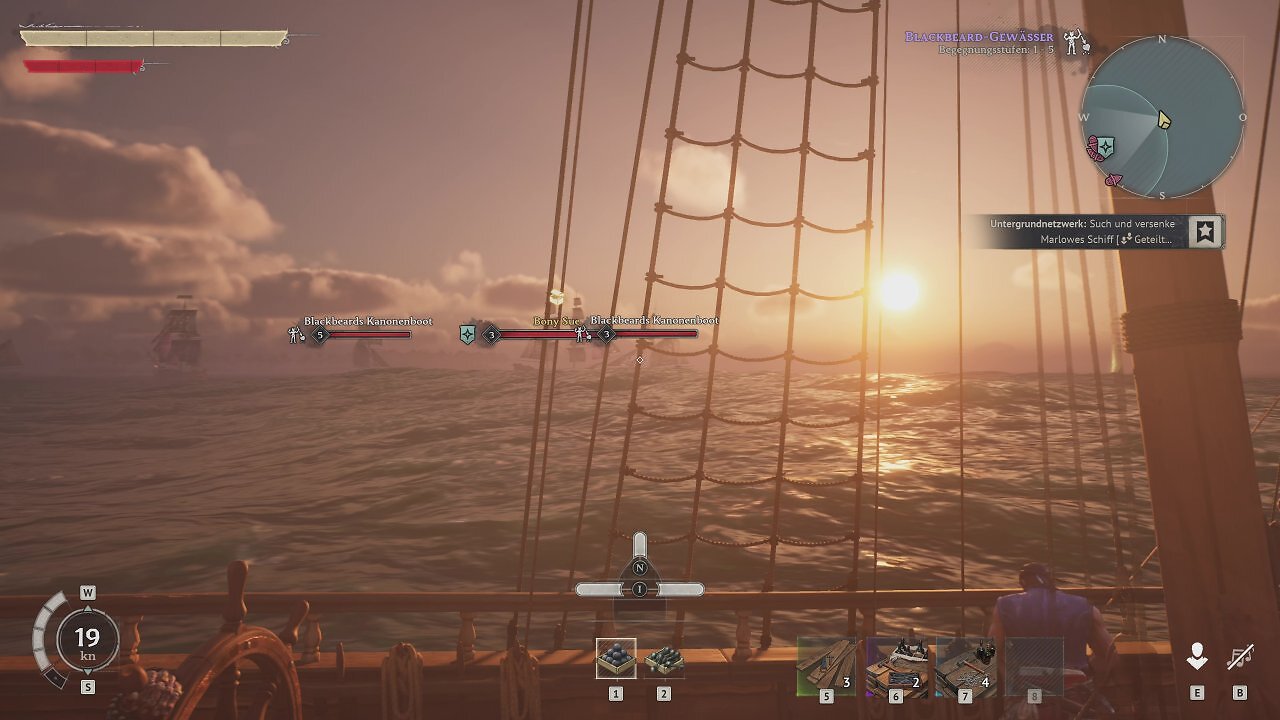 [24/04/2026] Manchmal ist es in Windrose besser, die Flucht zu ergreifen. Wenn wir eine Armada an Schiffen am Horizont entdecken, sollten wir die eher umschippern.