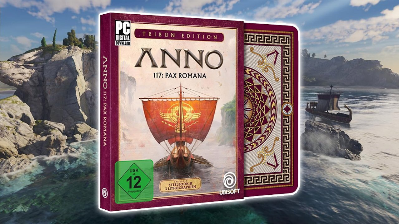 [09/04/2026] Anno 117 Pax Romana Tribun Edition PC Spiel Aufbaustrategie günstig kaufen Amazon Angebot