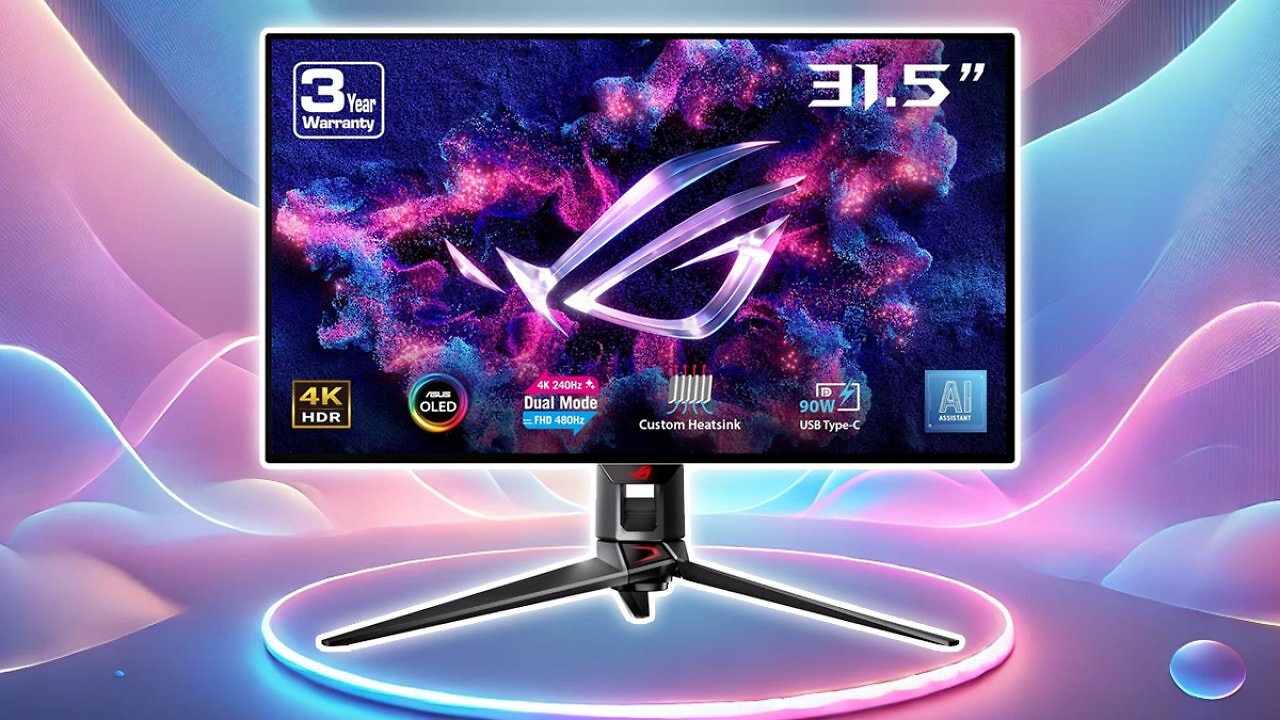 [12/04/2026] 4K-OLED mit bis zu 480 Hz: Mächtiger Asus-Monitor zum besten Preis jemals im Angebot