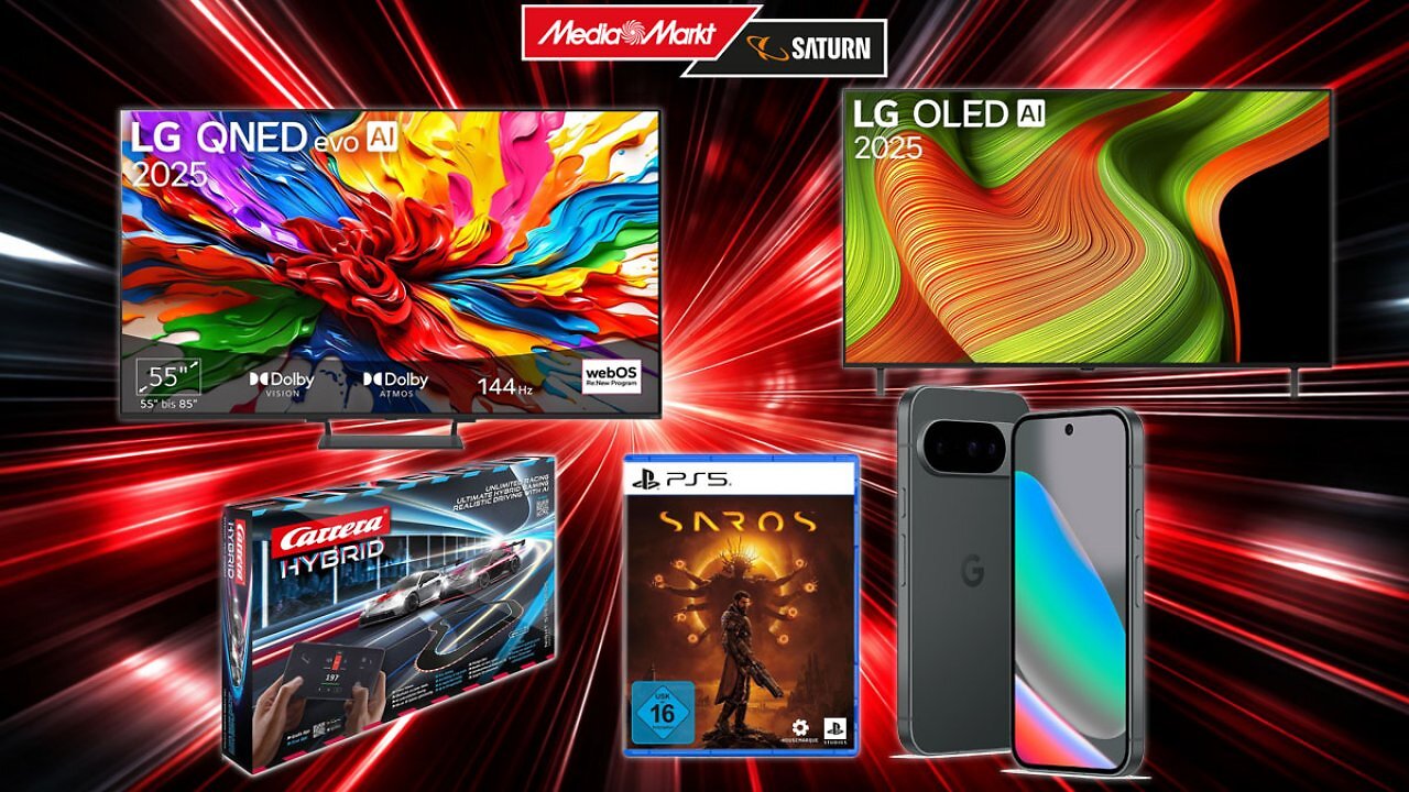 [15/04/2026] Bis zu -56%: Lets Go Deals bei Media Markt sorgen für Best- und Tiefstpreise bei LG-TVs, Carrera-Rennbahnen, PS5-Spiel Saros u.v.m.