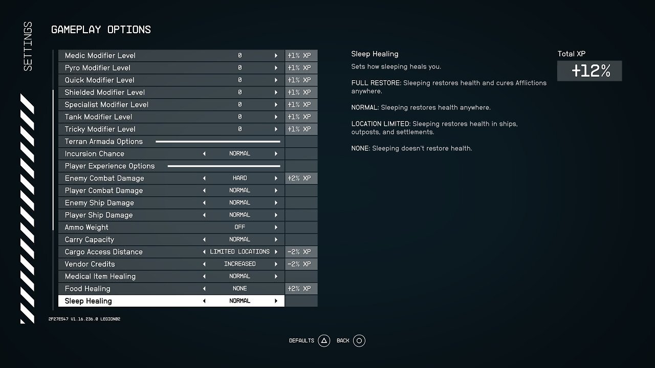 In den Spieloptionen legt ihr selbst fest, wie schwer ihr das Spiel haben wollt. Als Belohnung winkt Bonus-Erfahrung.