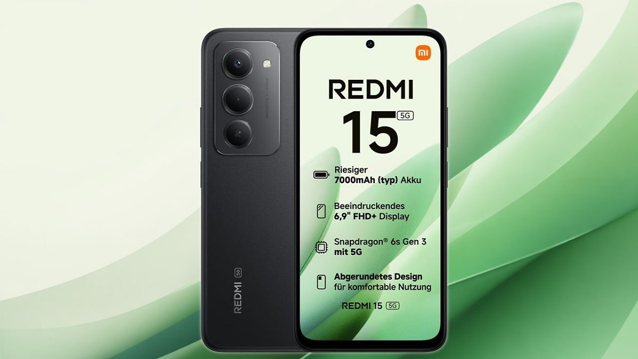 [23/04/2026] Zum Amazon-Tiefstpreis: Xiaomi Redmi 15 5G&nbsp;