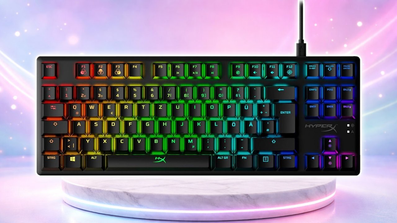 [21/04/2026] Viel günstiger als überall sonst: Mechanisches HyperX-Keyboard zum Amazon-Aktionspreis