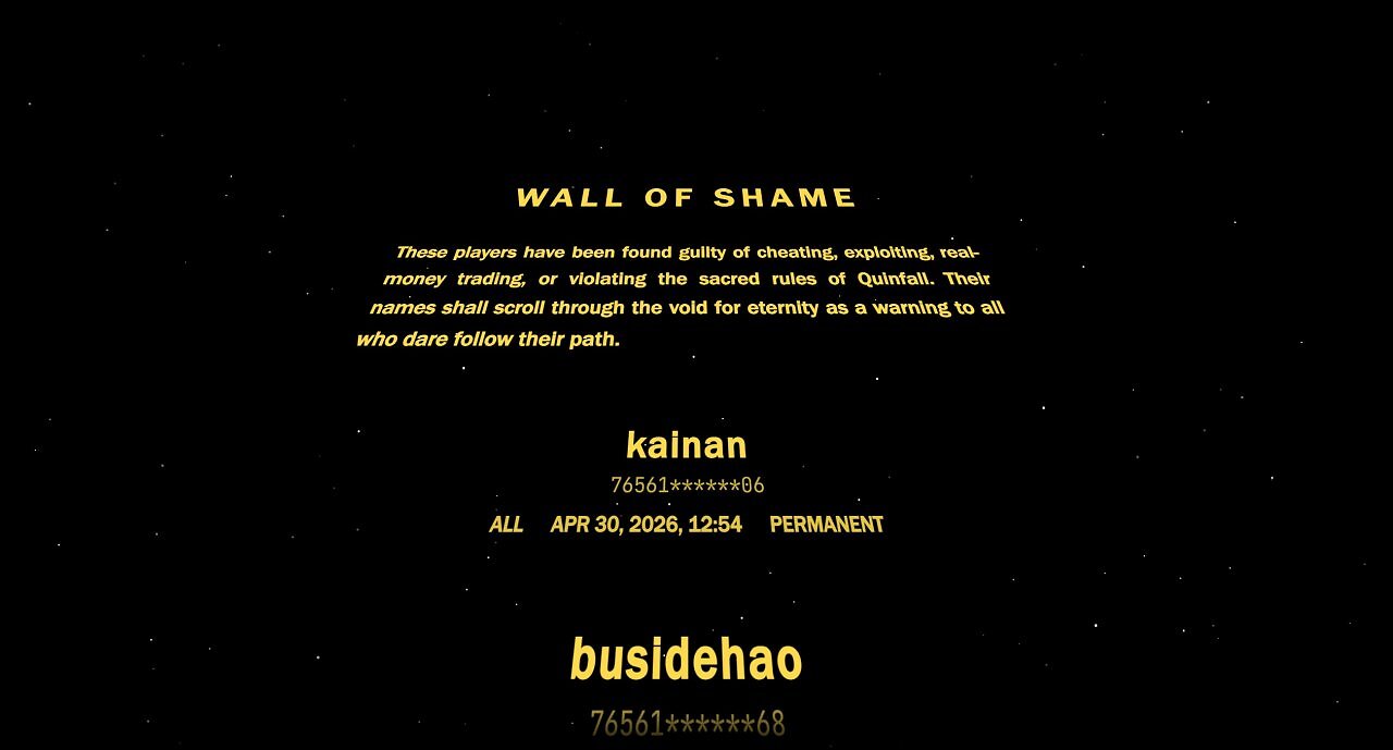 [30/04/2026] Wer in diesem MMO cheatet kommt auf die öffentliche Wall of Shame (2)