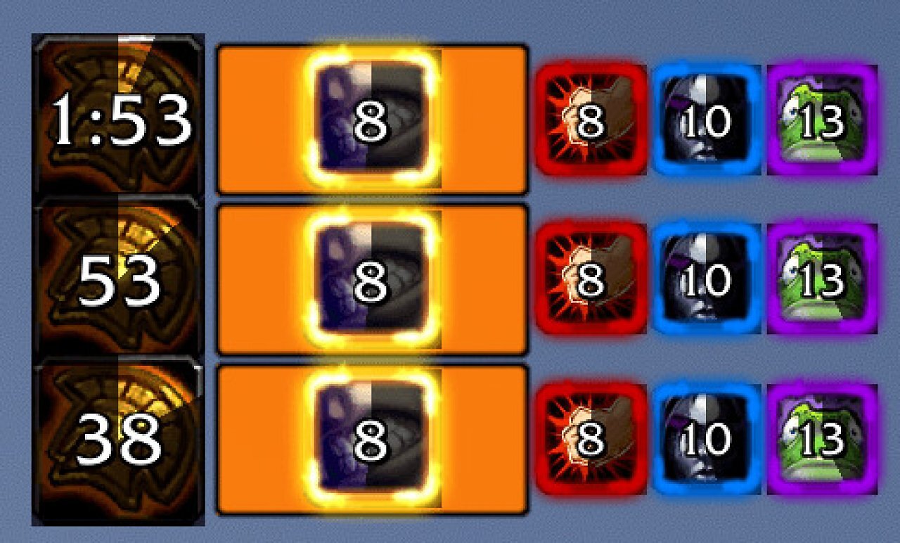 [02/04/2026] Infos über Cooldowns von Mitspielern und Gegnern (hier über MiniCC zu sehen) wollten die Entwickler eigentlich einschränken. Mittlerweile haben sie aber aufgegeben.