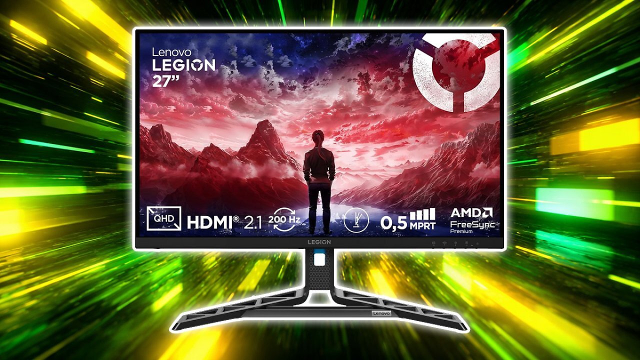 [12/05/2026] War nie günstiger: Lenovo-Monitor mit WQHD und 200 Hz für nur 150 Euro bei Amazon