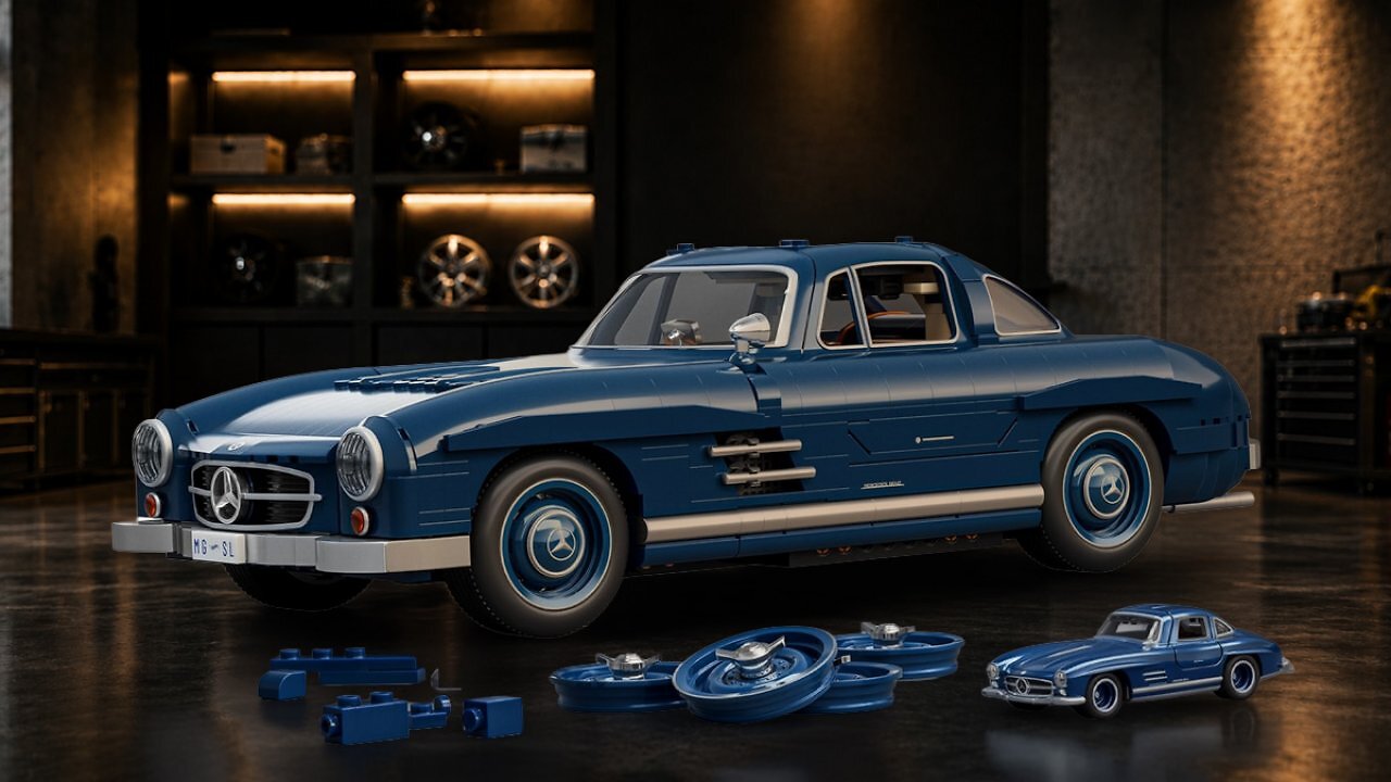 [26/05/2026] Konkurrenz für Lego: Mercedes-Benz 300 SL mit 1600 Teilen fährt zum Bestpreis aus dem Lager