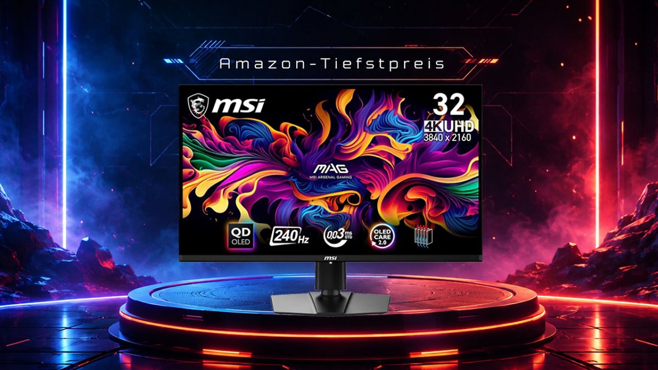 [28/05/2026] MSI QD-OLED mit 31,5