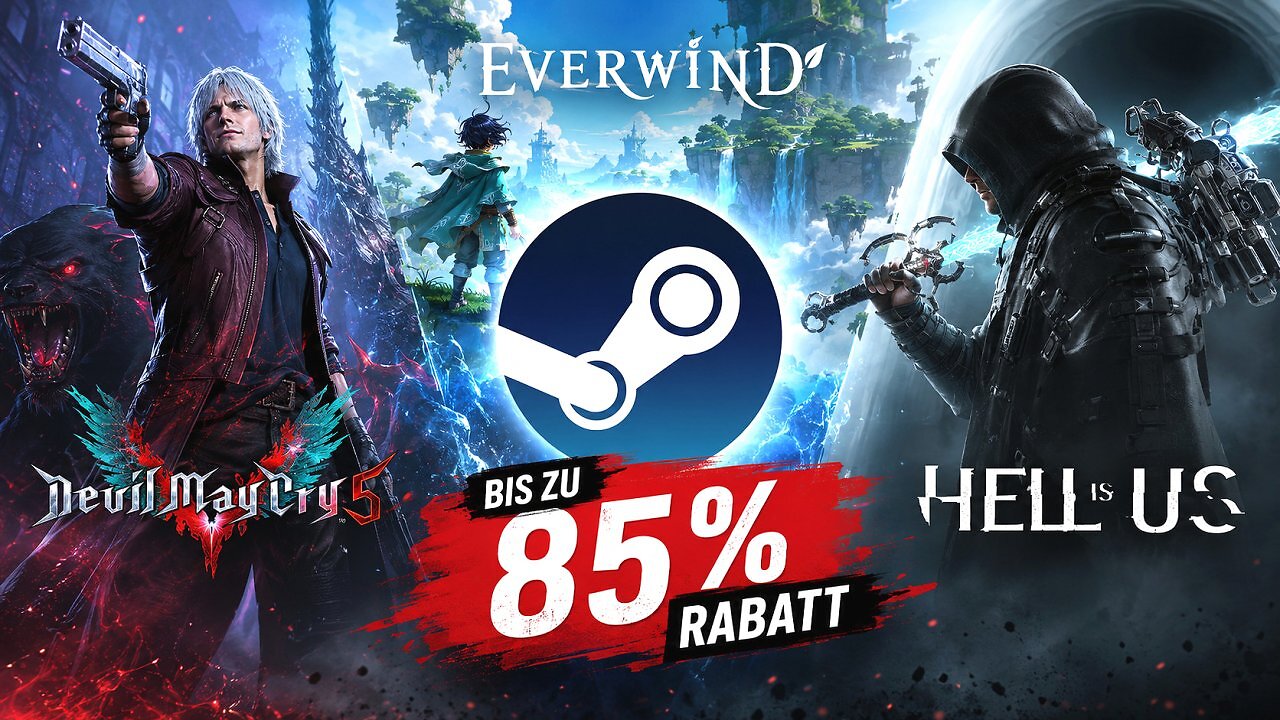 [12/05/2026] Der aktuelle Midweek Sale bei Steam bietet Spiele mit bis zu 85 Prozent Rabatt.
