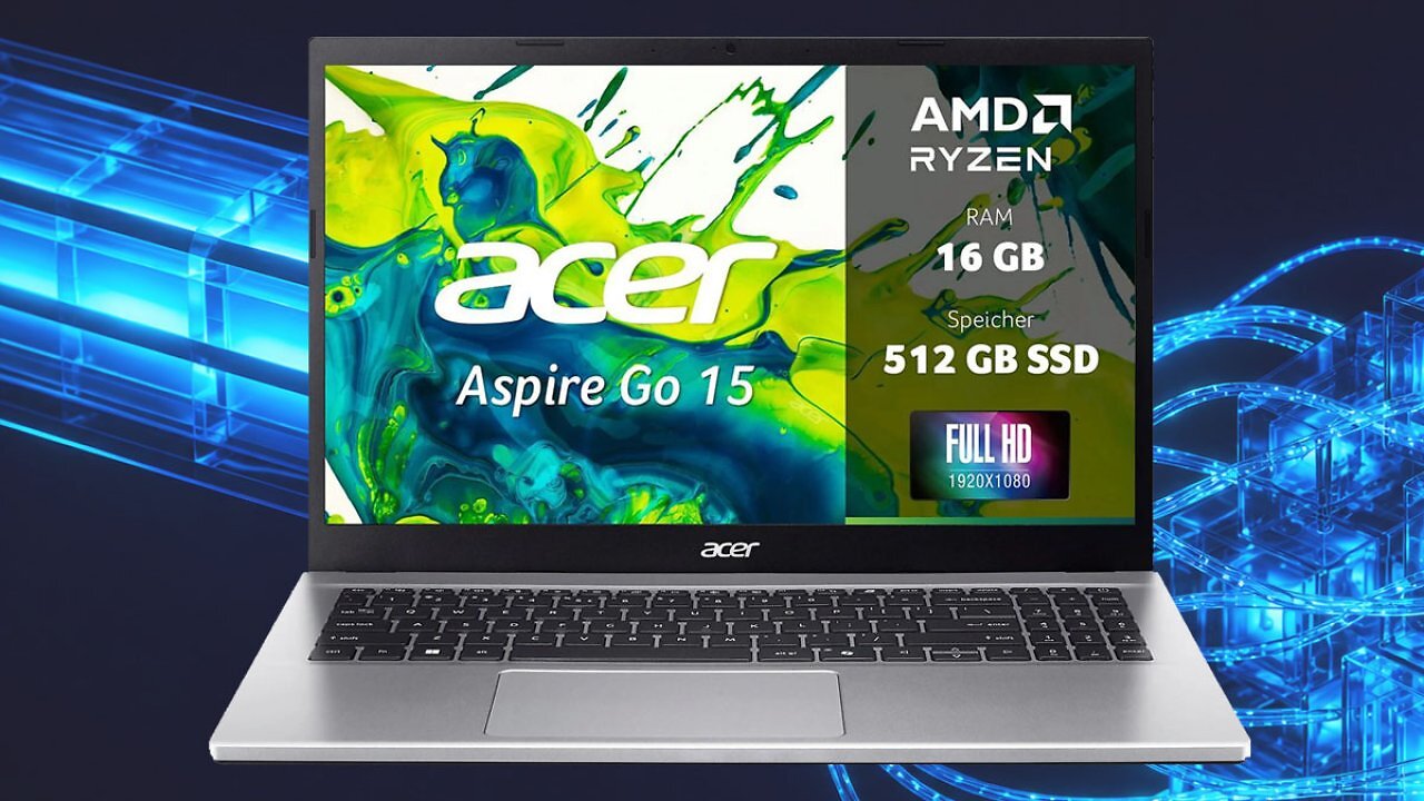 [29/06/2026] Acer-Laptop zum Bestpreis: Mit 15,6 Zoll, AMD Ryzen 7, 16 GB RAM, 512 GB SSD und Windows 11 nur 499€
