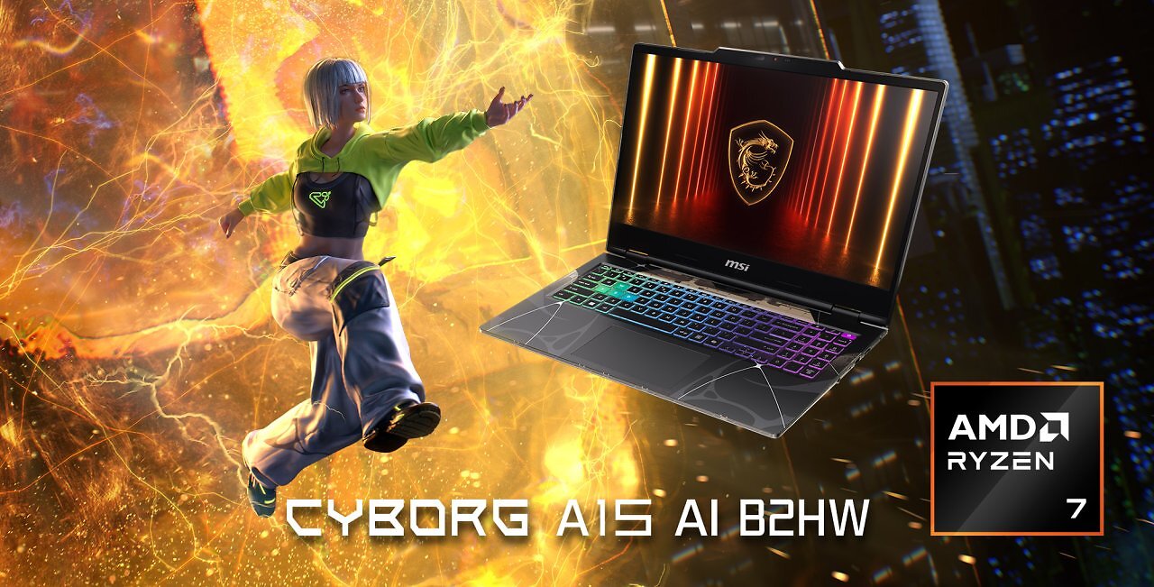 Cyborg A15 AI B2HWGKG-088 mit AMD Ryzen™ 7 260 Prozessor