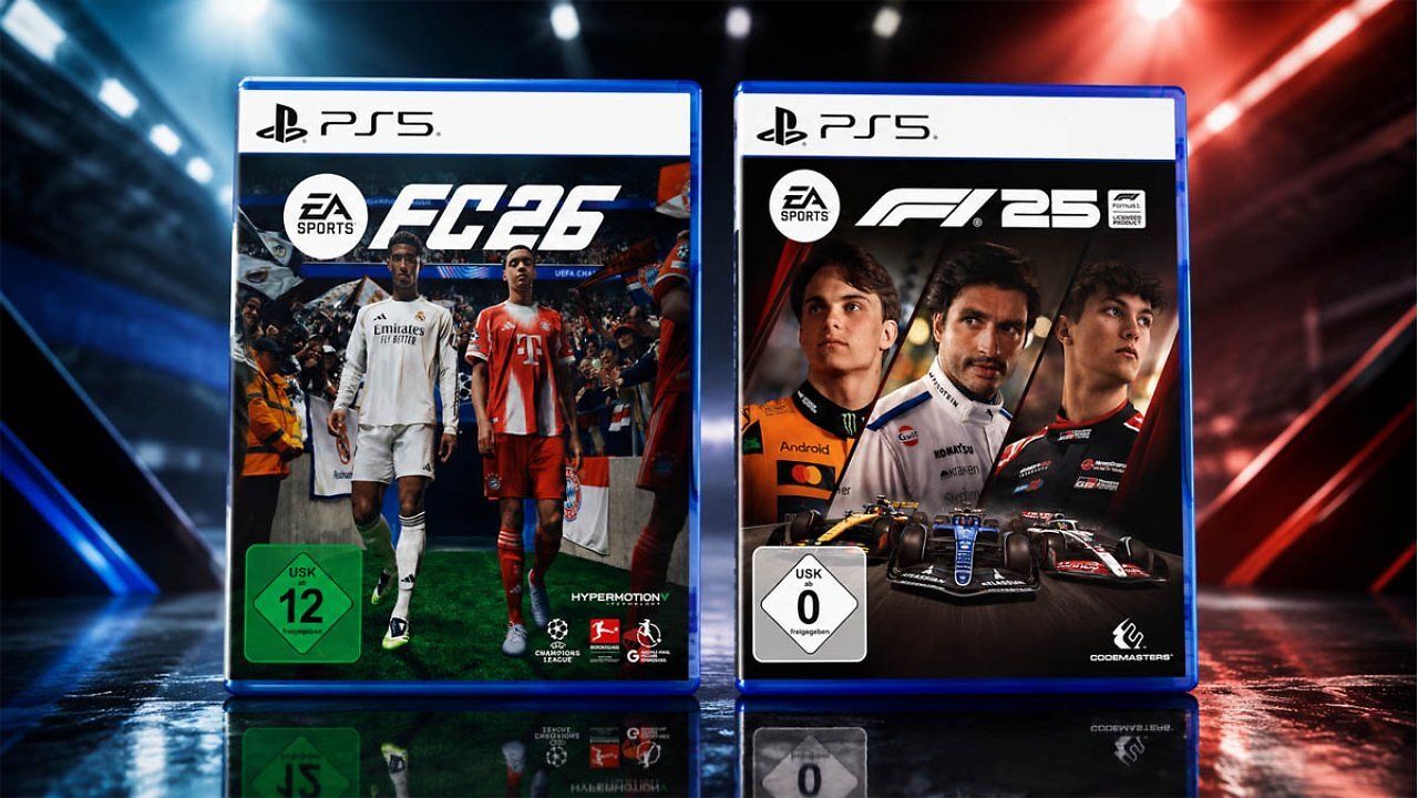 [29/06/2026] Zum Amazon-Tiefstpreis: EA Sports FC 26 und F1 25