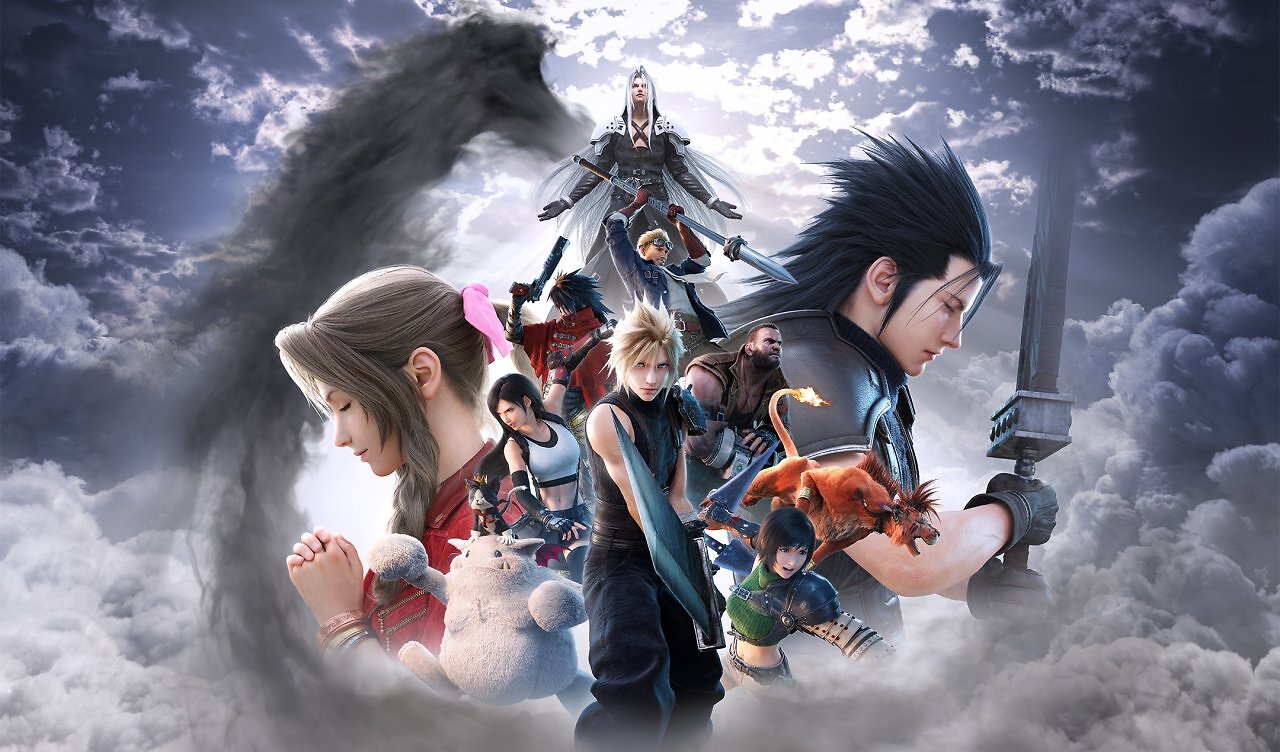 [09/06/2026] Aerith, Zack und Sephiroth stehen auf dem Key-Artwork fast wie eine mythische Dreifaltigkeit der FF7-Saga: drei Schicksale, untrennbar mit dem Planeten, der Vergangenheit und dem großen Finale verbunden.
