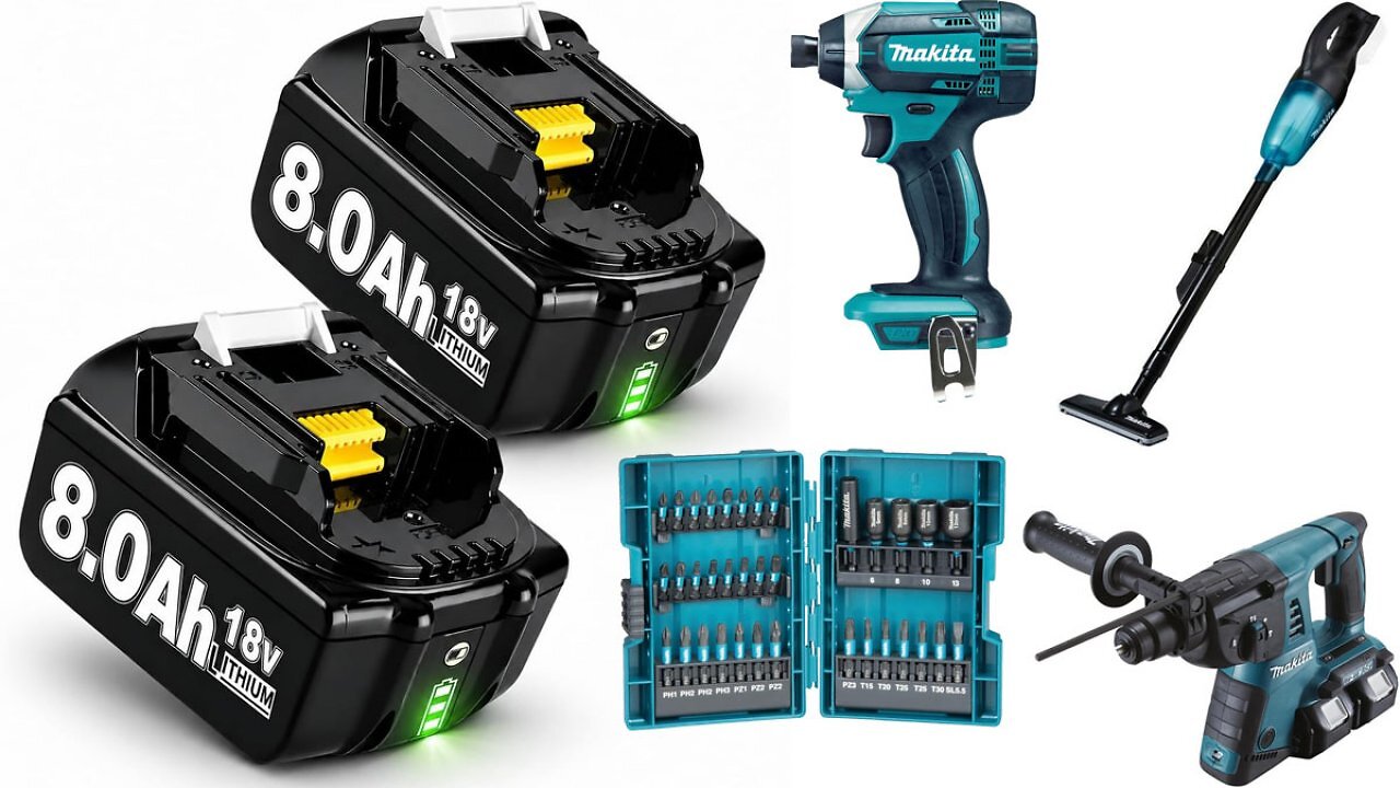 [08/06/2026] Befristet: Nur 17€ kostet 18V-Akku für Makita bei Amazon - auch Werkzeug billiger