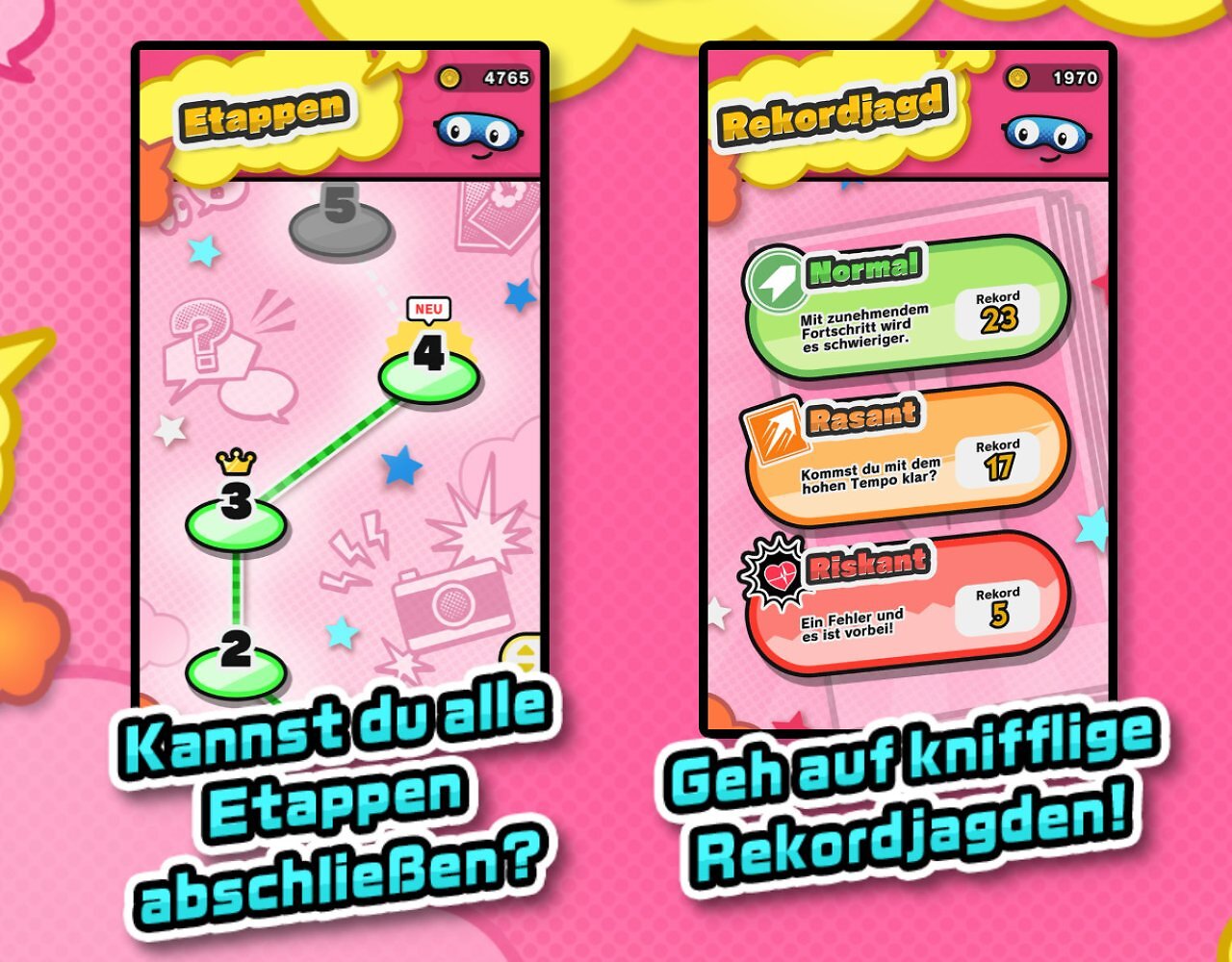 [18/06/2026] Die spielbaren Modi sind überschaubar. Neben einem Etappenmodus und der Rekordjagd könnt ihr die Minispiele auch noch einzeln auswählen.