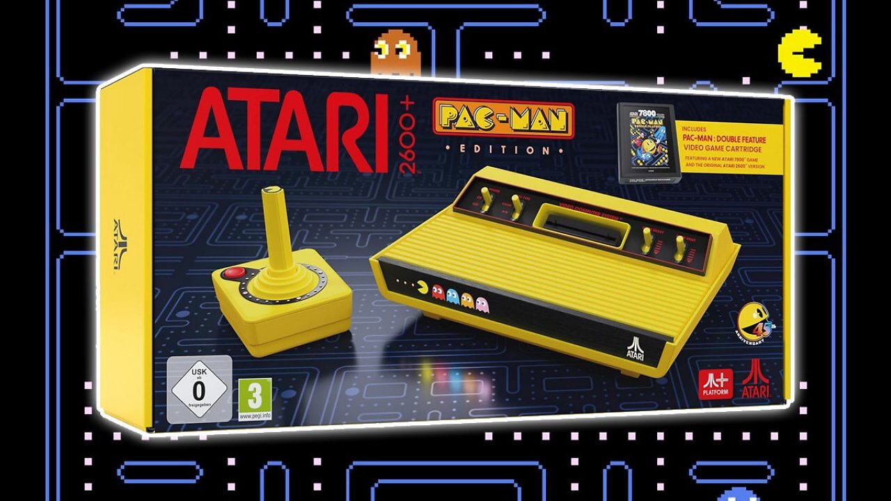 Knallgelb, uralt und doch modern: Atari 2600+ Pac-Man Edition ist bei ...