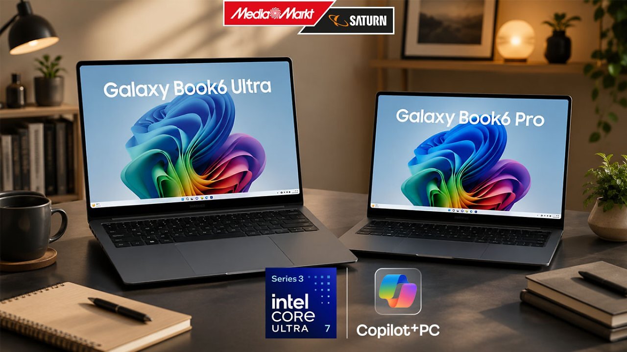 [19/06/2026] Bei MediaMarkt: Samsung Galaxy Book 6 mit Intel Core Ultra Series 3