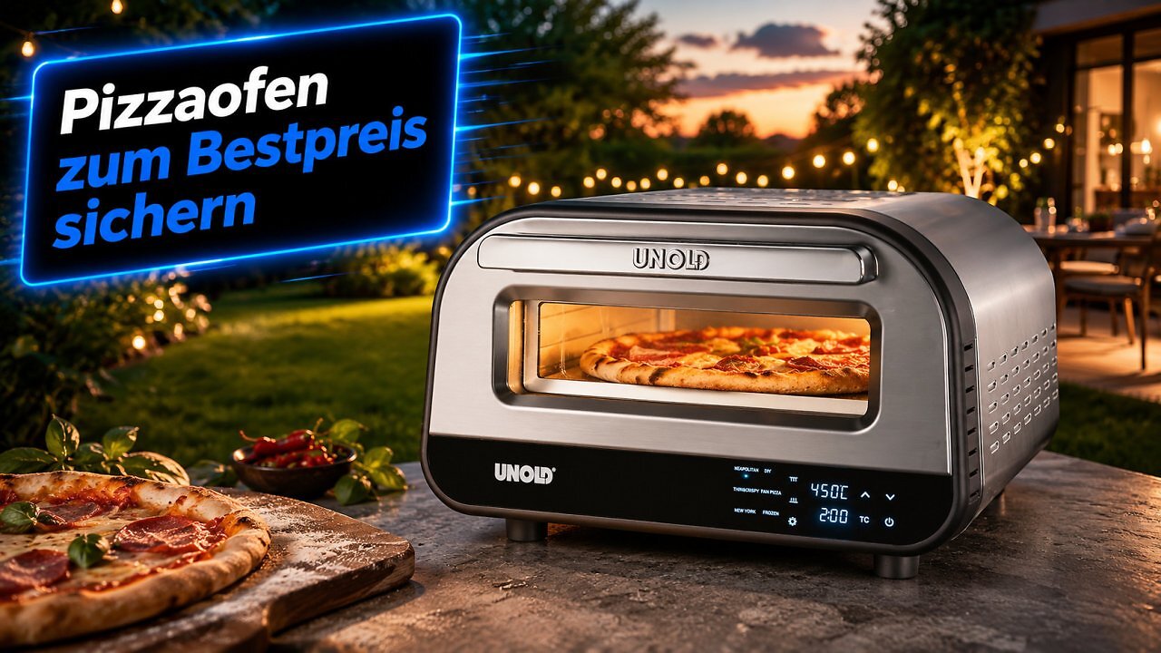 [16/06/2026] Pizza wie beim Italiener? Cyberport verkauft 450-Grad-Ofen mit Pizzastein zum aktuellen Bestpreis
