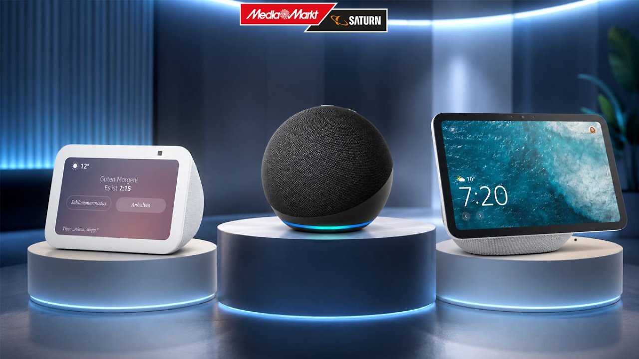 [10/07/2026] MediaMarkt kappt die Preise bei Amazon Echo Dot und Echo Show