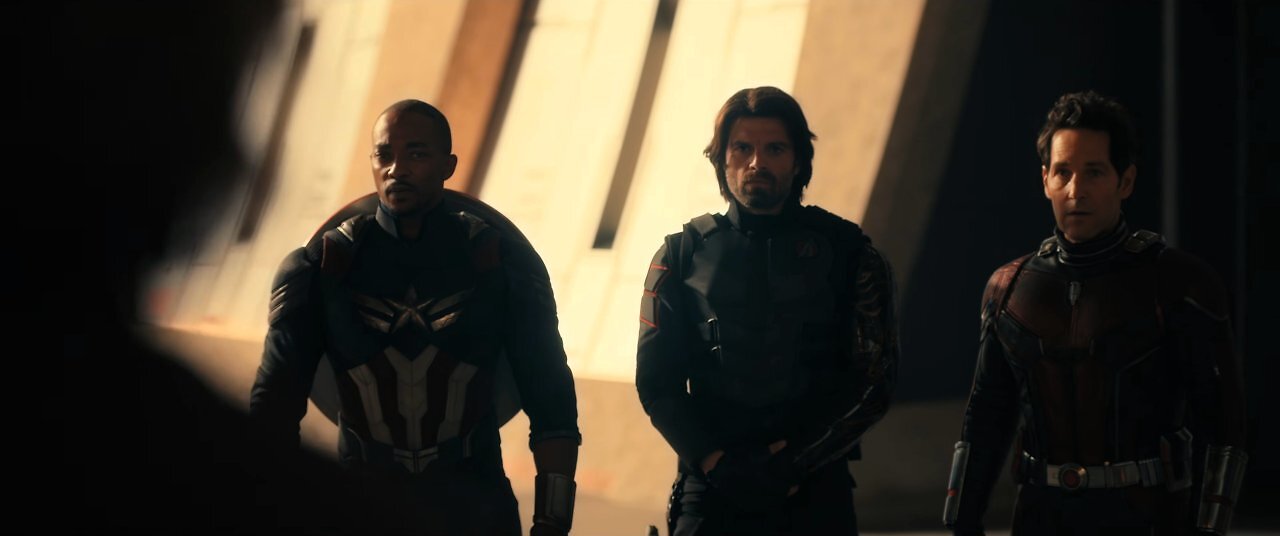 [21/07/2026] Sam Wilson (Anthony Mackie), Bucky Barnes (Sebastian Stan) und Scott Lang (Paul Rudd) gehören zu den größeren Stars des Casts.