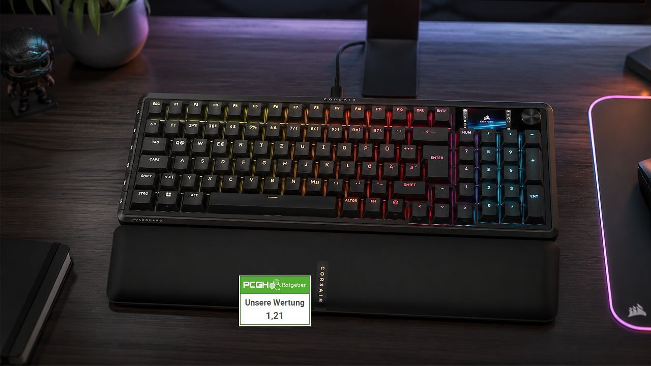 [09/07/2026] Nur noch kurze Zeit bei Amazon: Corsair Vanguard Pro 96 gab es noch nie günstiger