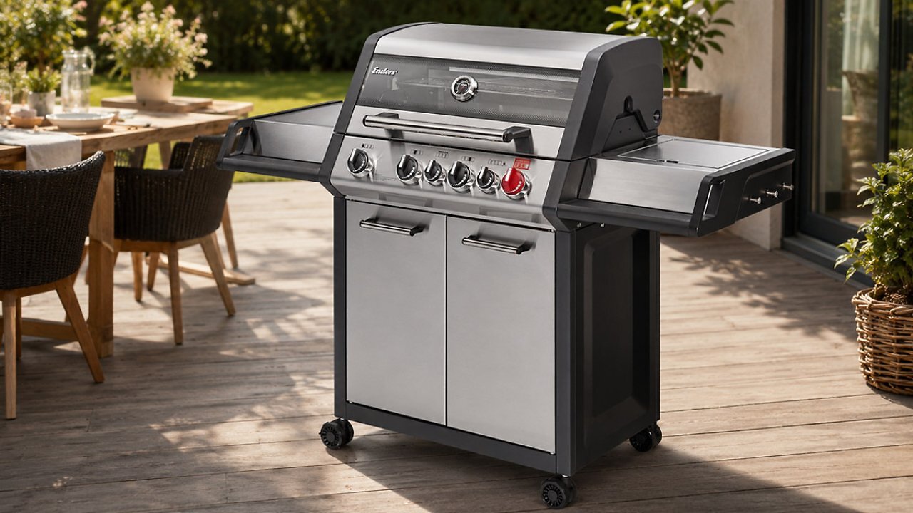 [17/07/2026] Vier Edelstahlbrenner, Heckbrenner und Seitenkocher: Amazon drückt Enders-Grillwagen auf Jahresbestpreis