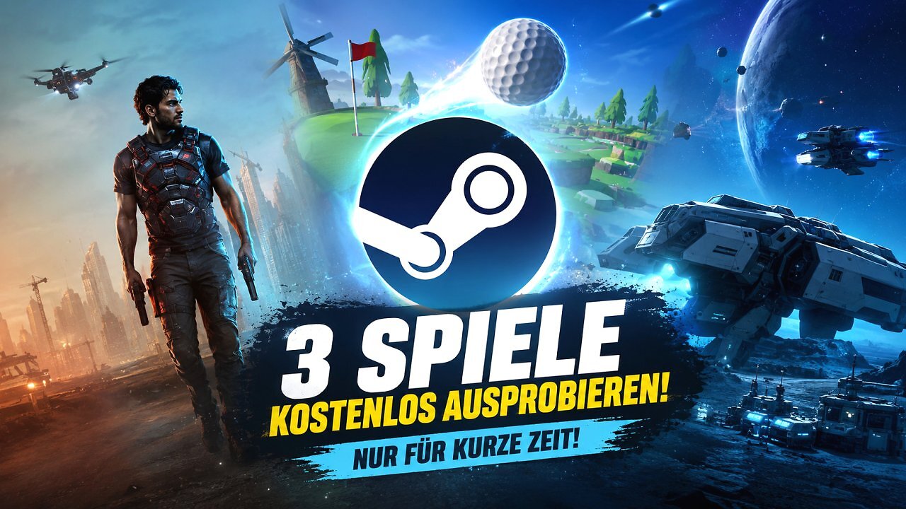 [17/07/2026] Bei Steam könnt ihr für kurze Zeit 3 Spiele völlig kostenlos testen.