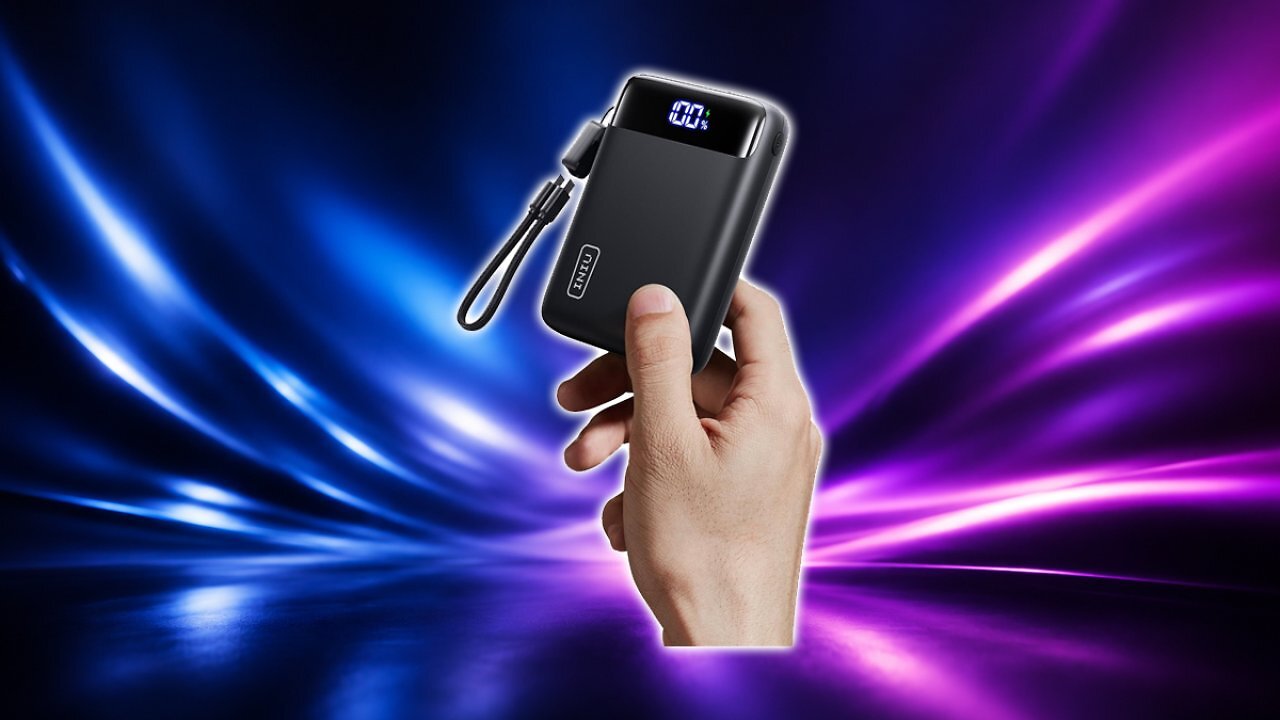 [09/07/2026] INIU Ultra Klein 20000mAh Power Bank, 22.5W Schnellladung PowerBank mit Abnehmbar USB C Kabel, Flugtauglich & Reise-Essential, Externe Handyakkus für iPhone 17 16 15 Pro, Samsung S25, Xiaomi, iPad etc Amazon Angebot