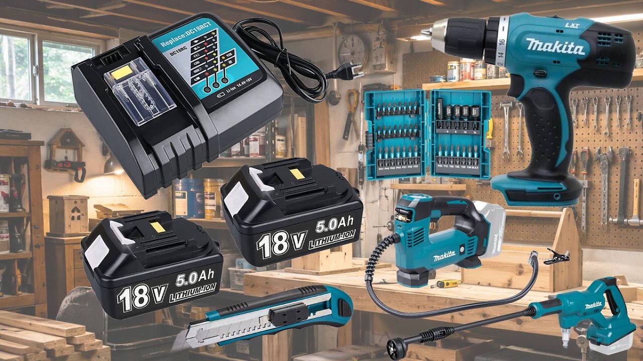[07/07/2026] Solange Aktionsvorrat reicht: 2x 18V-Akku 5,0 Ah und Ladegerät für Makita nur 64,59€ - auch Werkzeug rabattiert